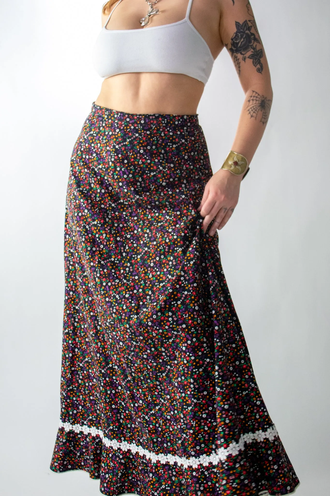 70s Homemade Prairie Skirt