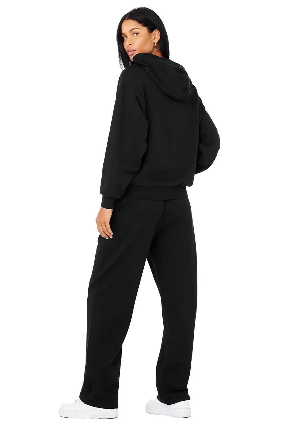 Accolade Hoodie & Accolade Straight Leg Sweatpant Set - Black