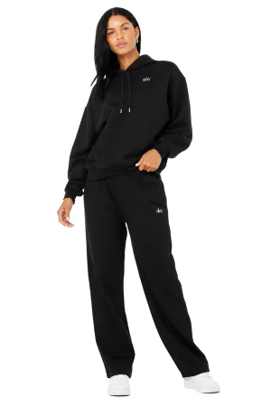 Accolade Hoodie & Accolade Straight Leg Sweatpant Set - Black