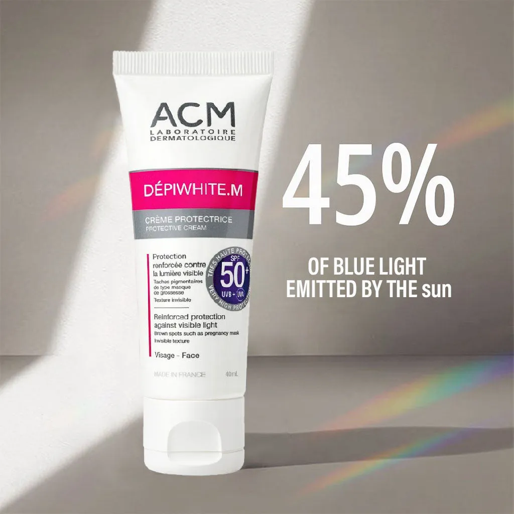 ACM Depiwhite M SPF50  Face Sunscreen Cream With UVA   UVB   Blue light Protection 40ml