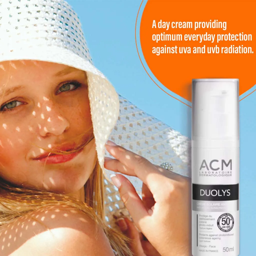 ACM Duolys Anti-Ageing Facial Sunscreen SPF50  With UVA/UVB Protection 50ml