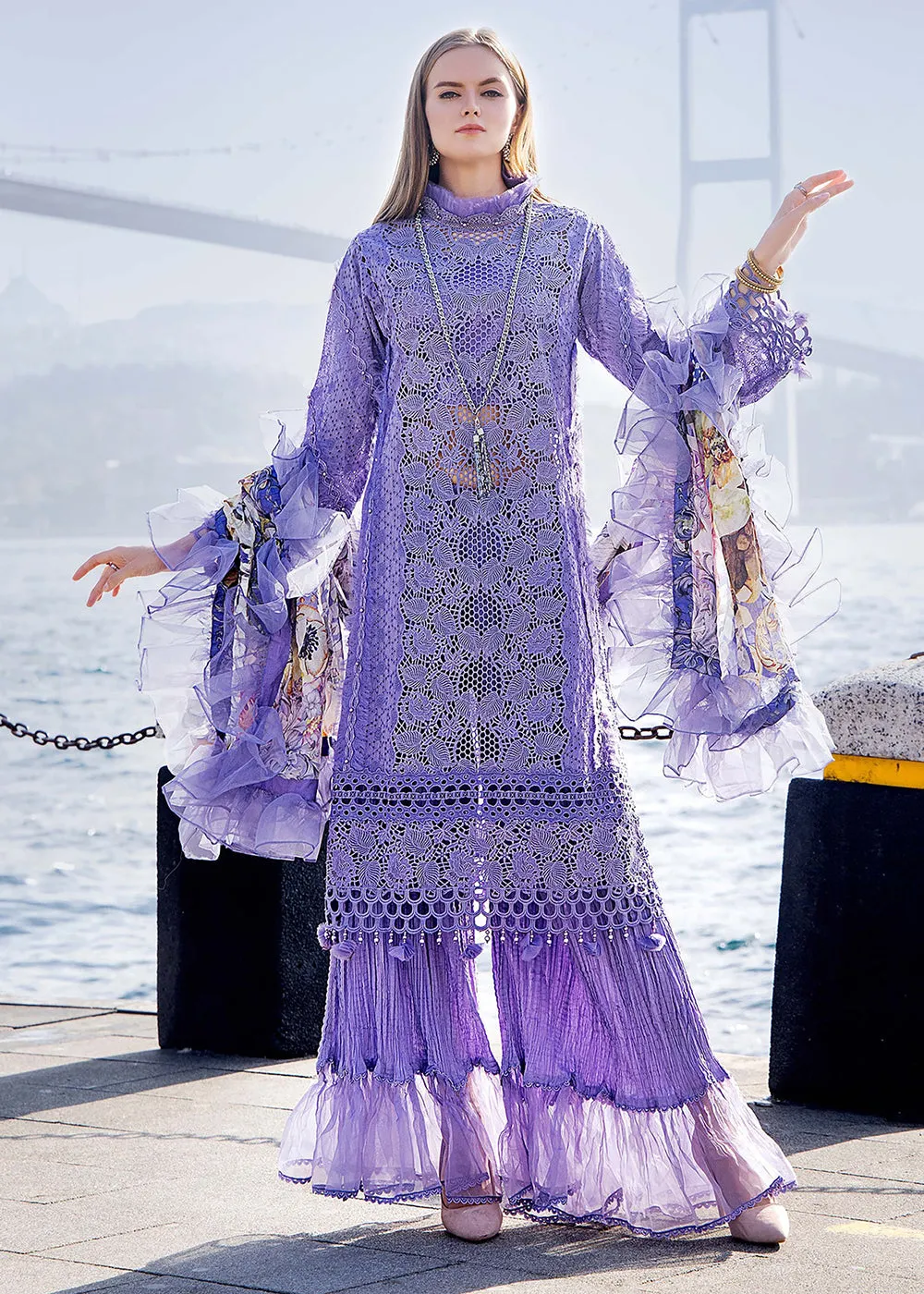 Adan's Libas Embroidered Lawn 2024 by Irha Zia | 5549