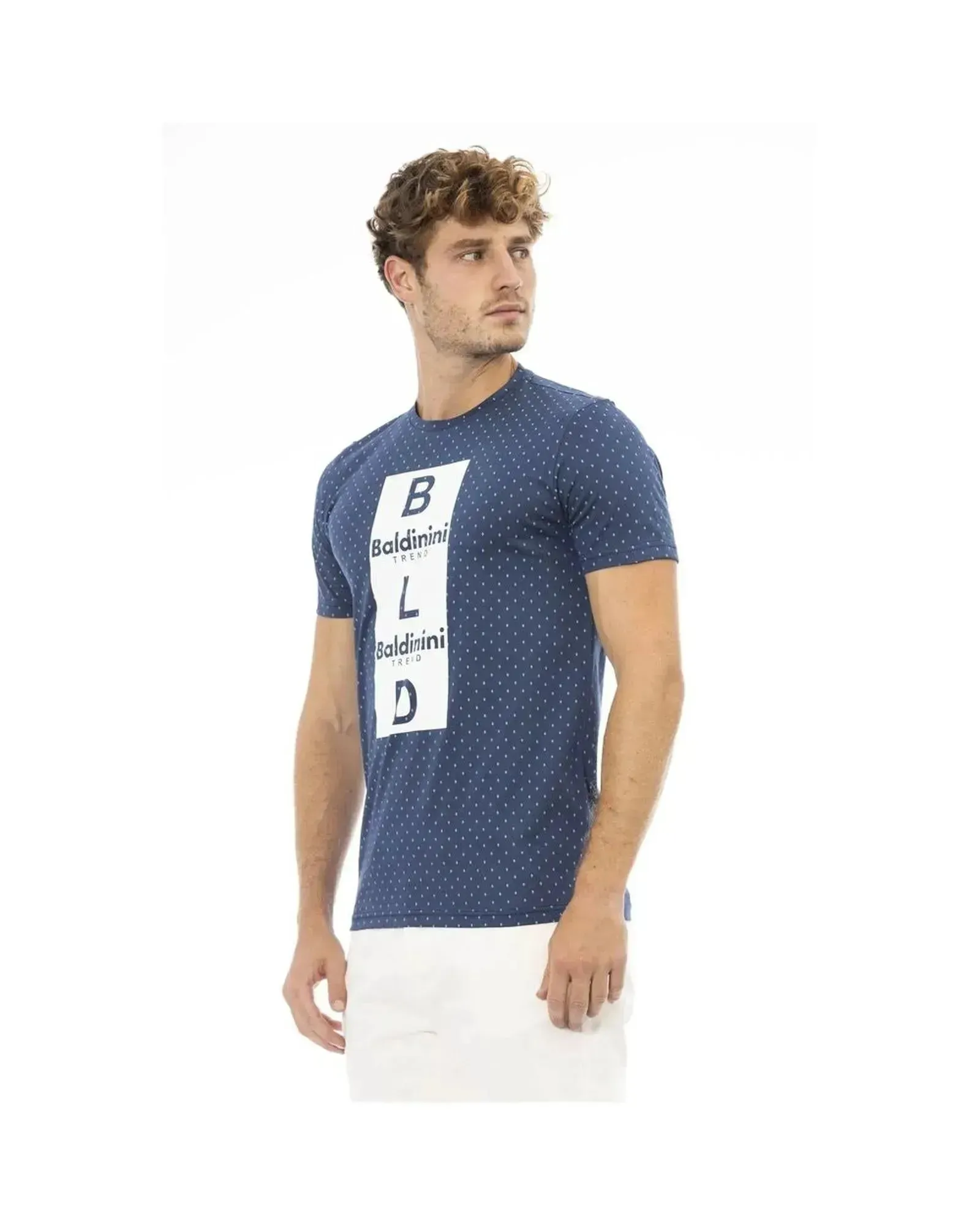 Baldinini Trend Men's Blue Cotton T-Shirt - 2XL