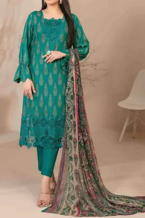 Banah By Tawakkal Unstitched 3 Piece Emb Lawn Collection'2024-D-9118