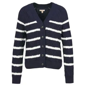 Barbour Nahla Cardigan In Classic Navy