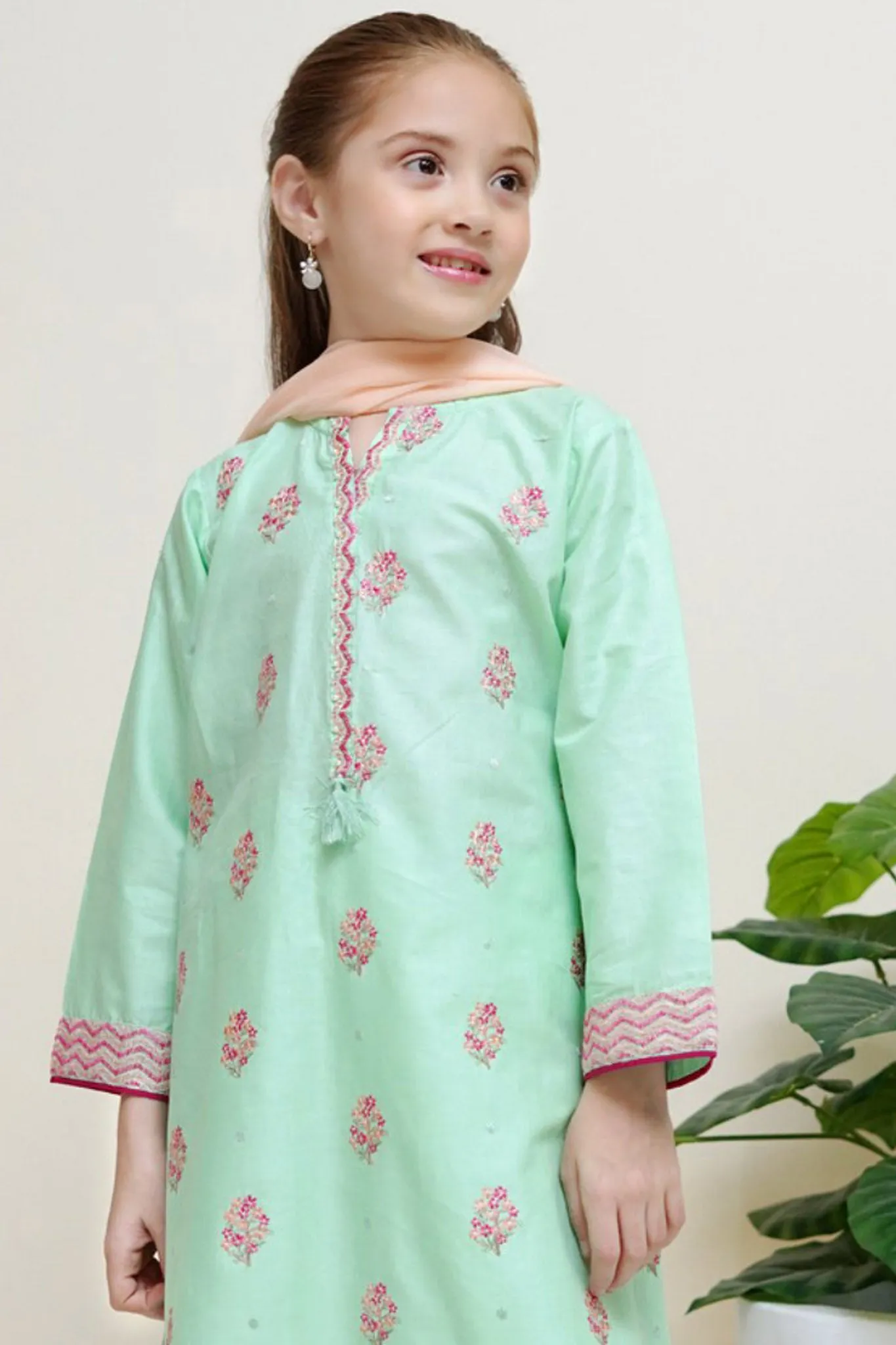 Bari Eid By Shanzey Stitched 3 Piece Emb Cotton Edit Collection'2024-SHK-2506