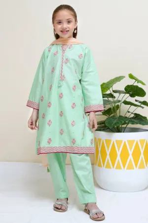 Bari Eid By Shanzey Stitched 3 Piece Emb Cotton Edit Collection'2024-SHK-2506