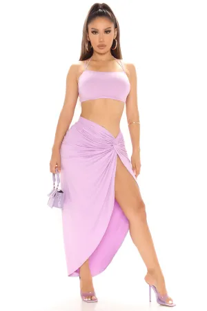 Bermuda Babe Skirt Set - Lavender