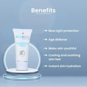 Radiant Blu-Bloc Sunscreen Gel | Instant Hydration & UV Protection