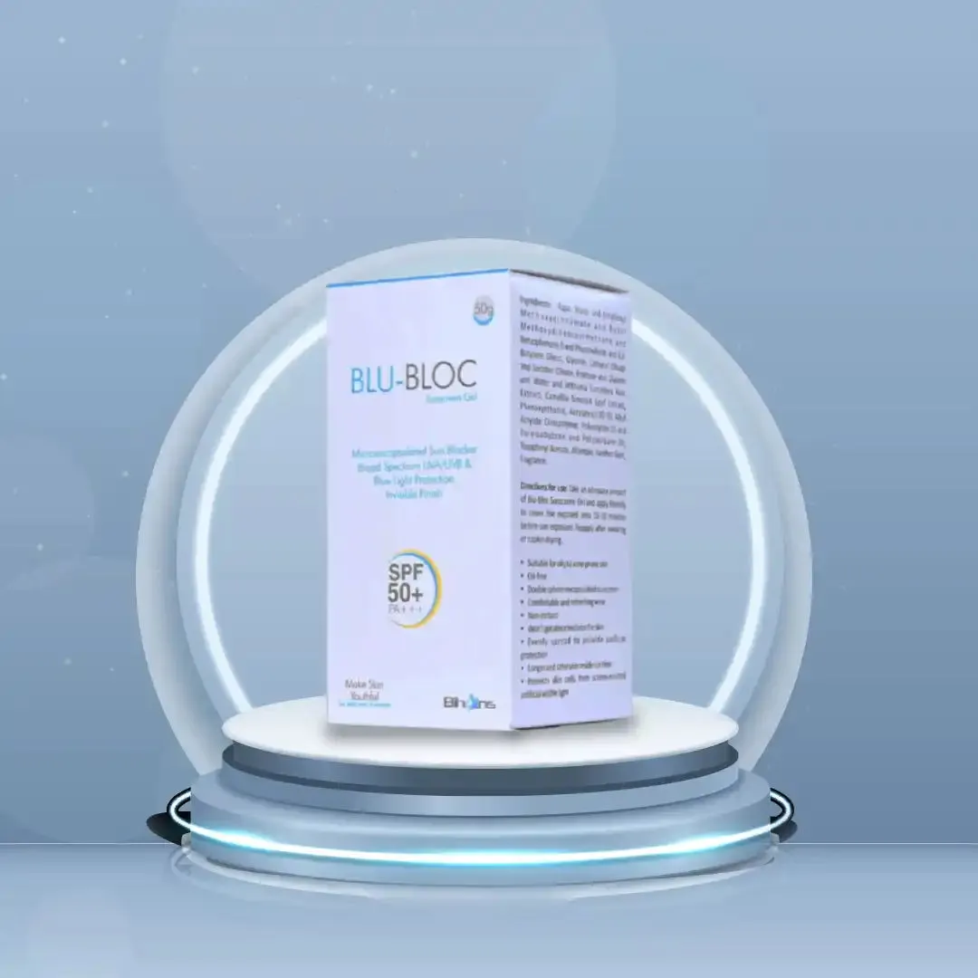 Radiant Blu-Bloc Sunscreen Gel | Instant Hydration & UV Protection