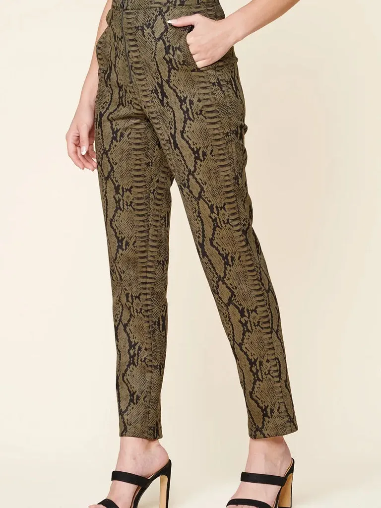 Born This Way Faux Pants (Olive)