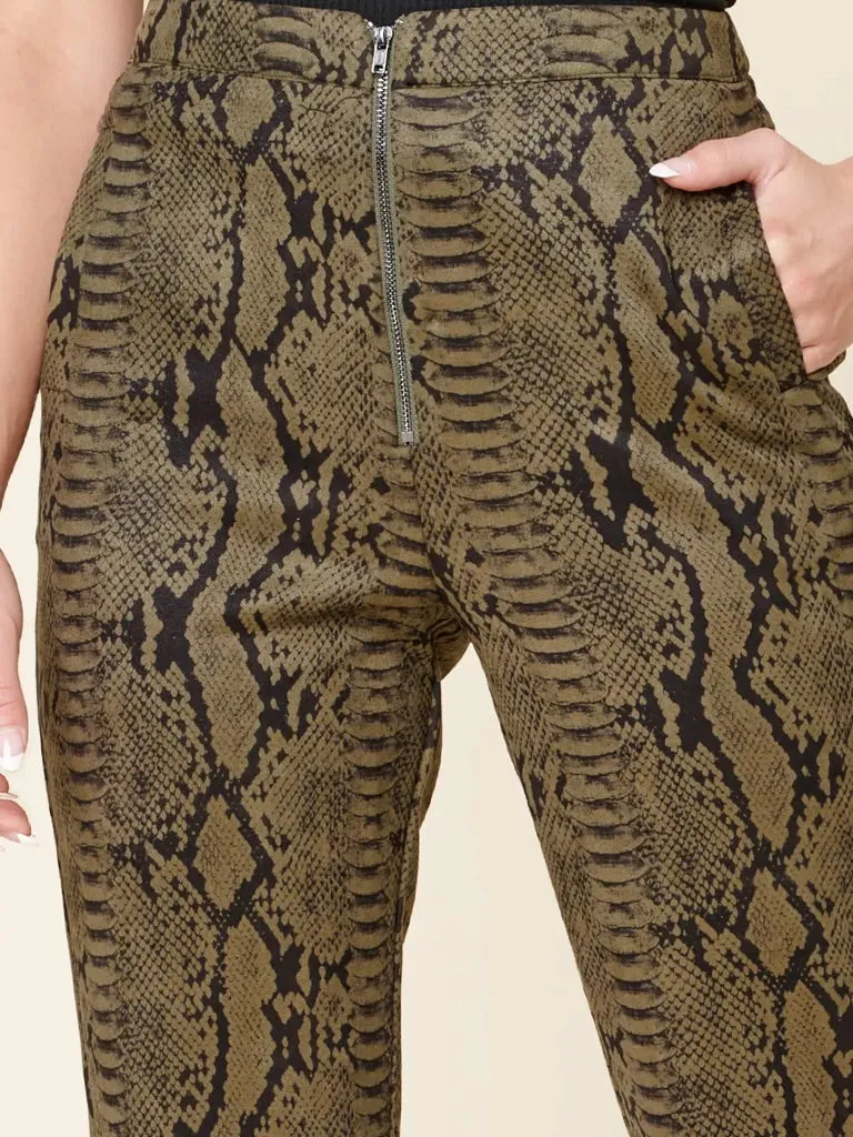 Born This Way Faux Pants (Olive)