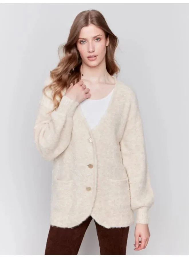 BOUCLE KNIT CARDIGAN