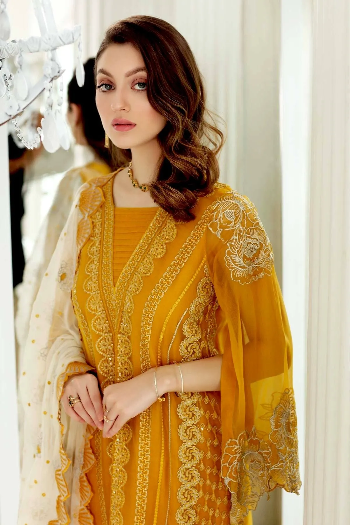 Charizma Chimmer Embroidered Chiffon Collection – CHM-33