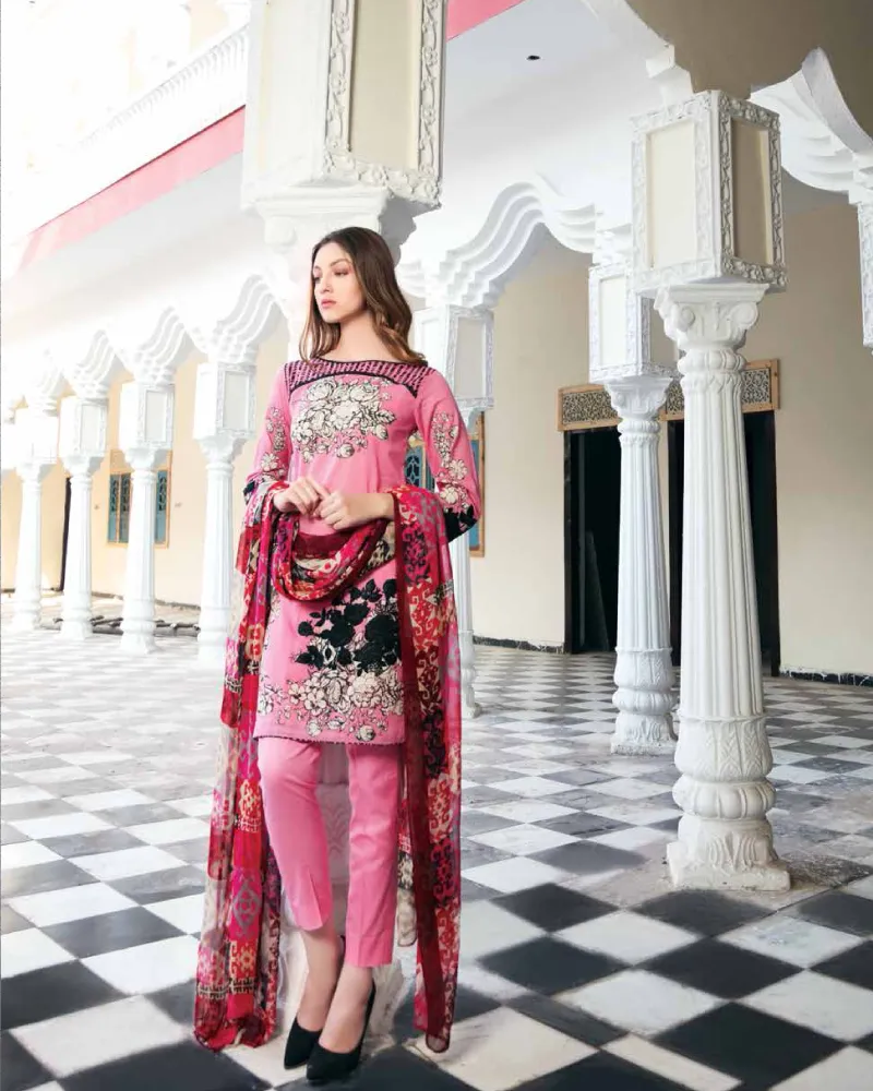 Charizma Riaz Arts Spring/Summer Swiss Voil 2017 Vol-1 – RR07A