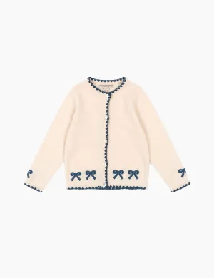 Collette Knit Cardigan in Off White