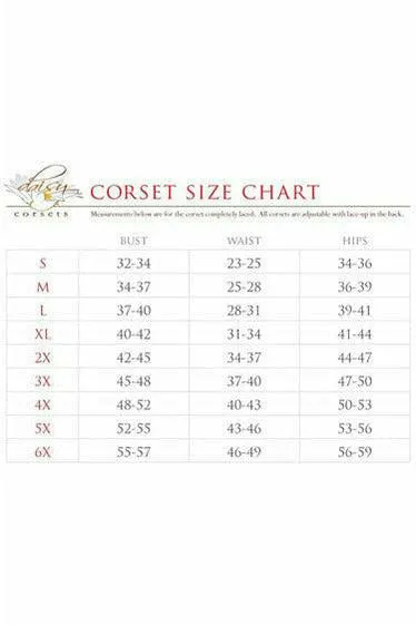 Daisy Corsets Lavish 4 PC Lace Witch Corset Costume