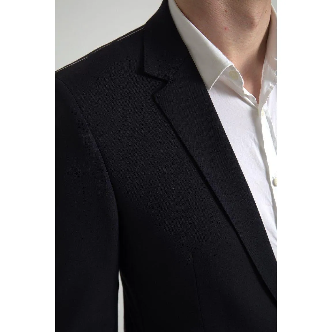 Dolce & Gabbana Sleek Dark Blue Martini Slim Fit Suit