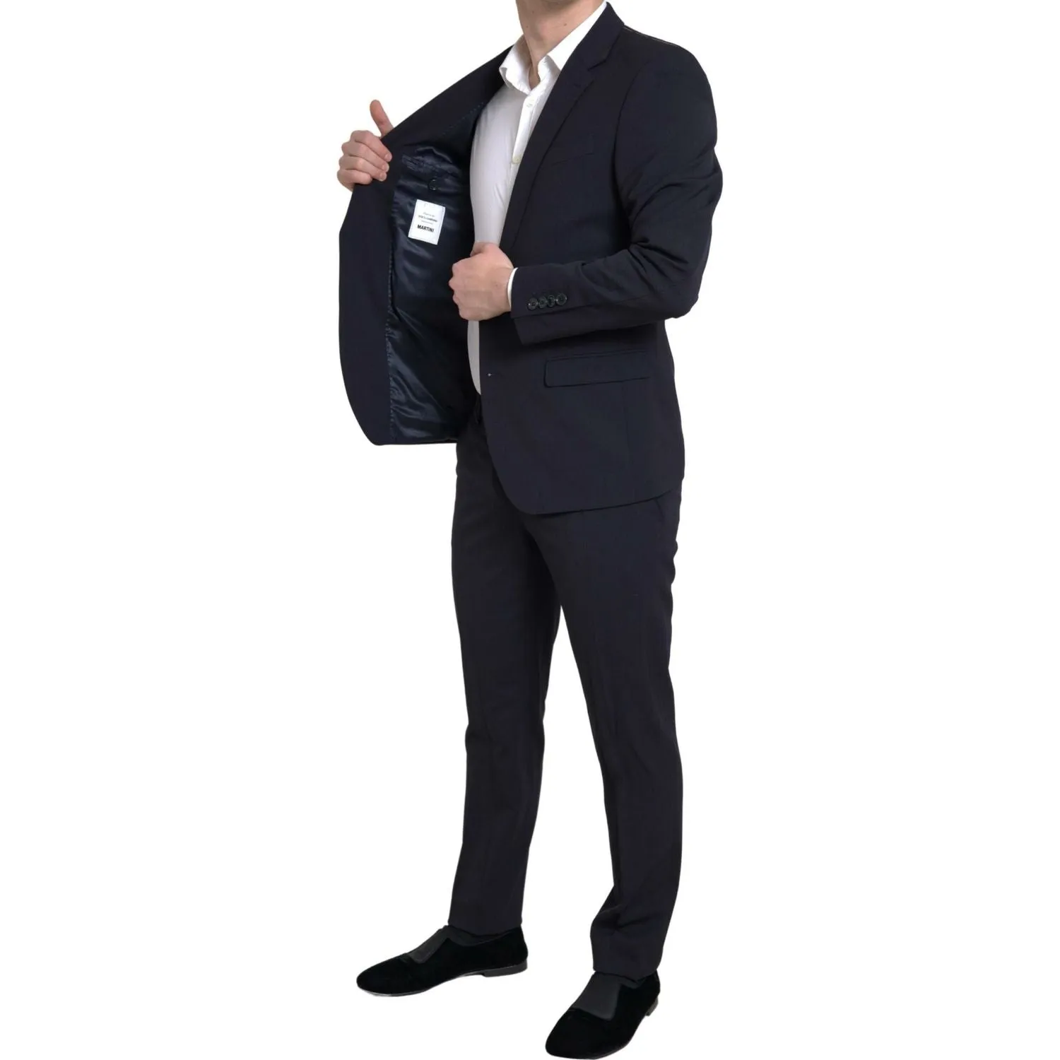 Dolce & Gabbana Sleek Dark Blue Martini Slim Fit Suit