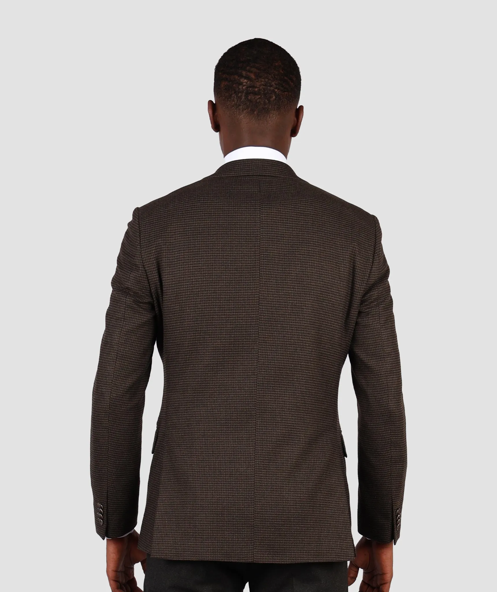 DS Damat Combined Brown Slim Fit Suit