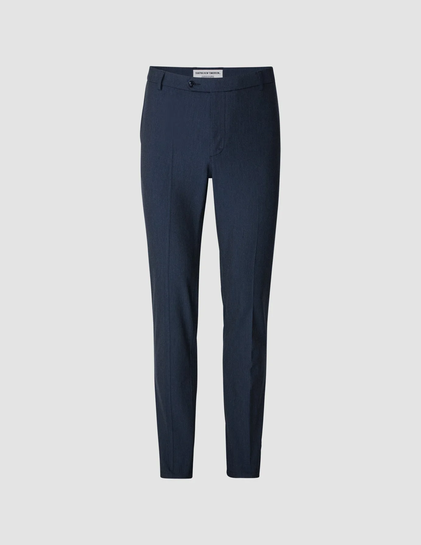 Essential Suit Pants Slim Navy Melange