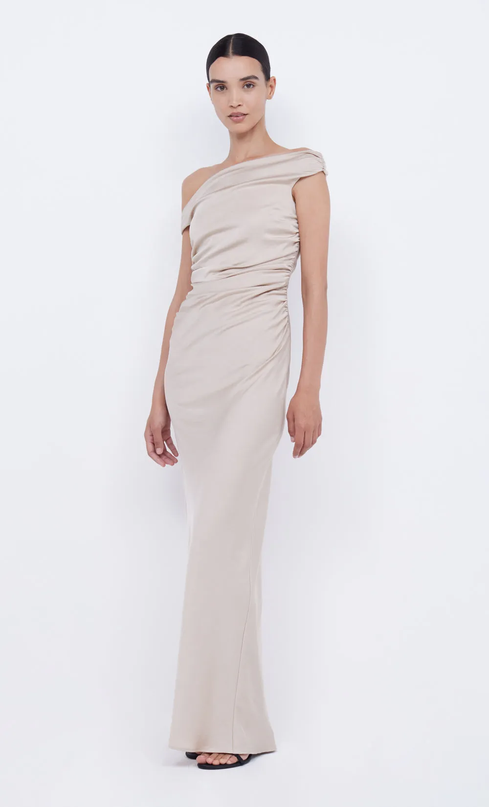 ETERNITY OFF SHOULDER MAXI - SAND