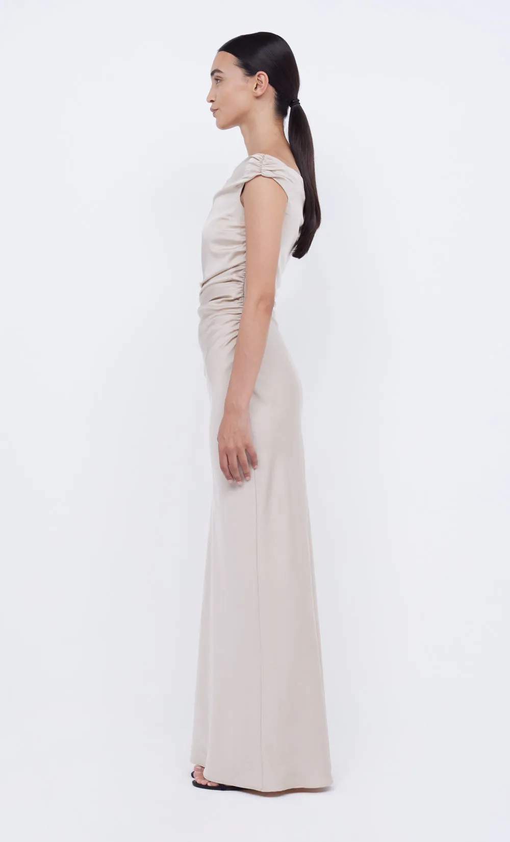 ETERNITY OFF SHOULDER MAXI - SAND