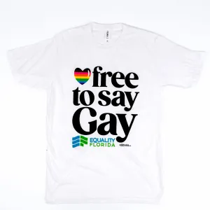 free to say Gay T-Shirt