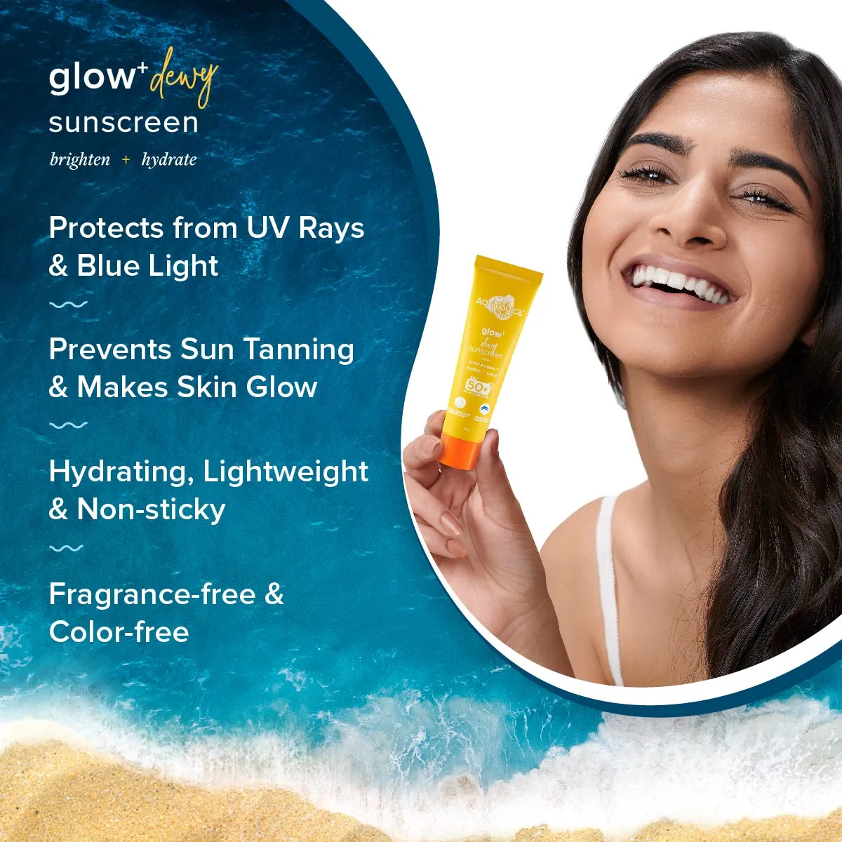 FREEBIE Glow  Dewy Sunscreen 15g