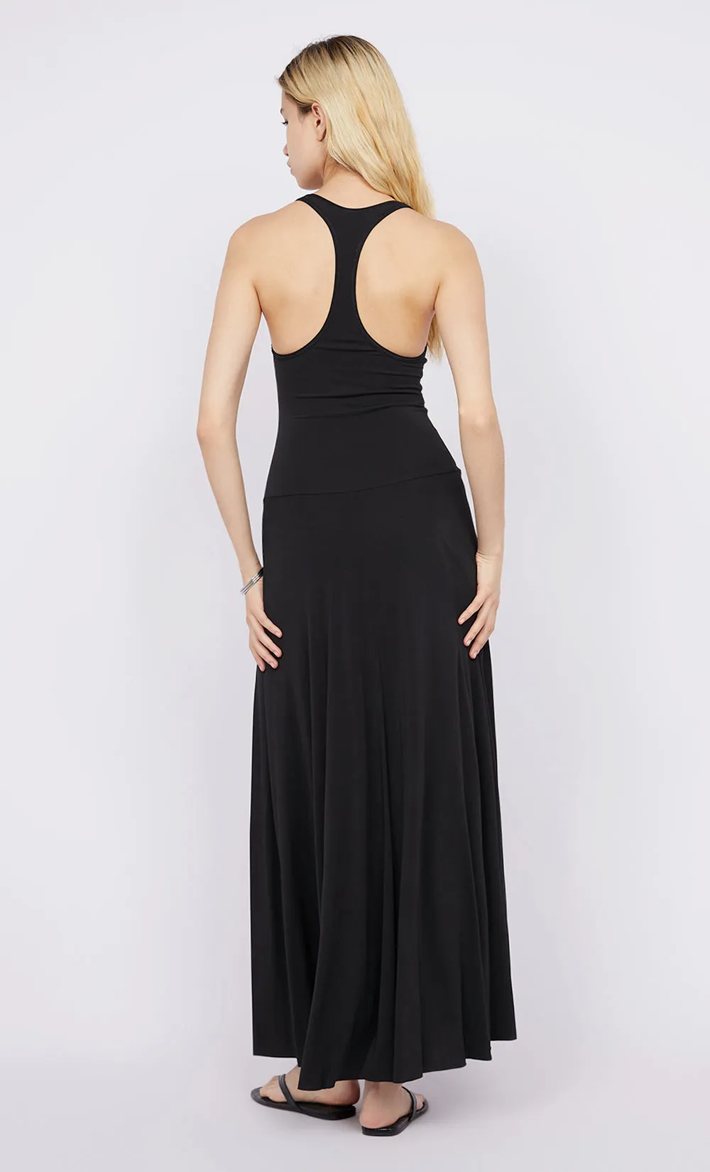 GIGI SINGLET DRESS - BLACK