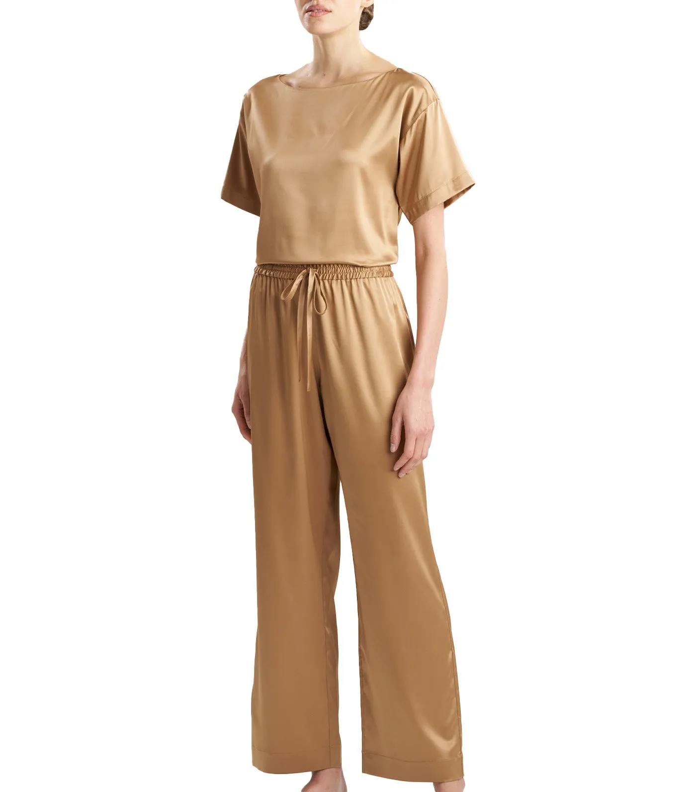 Glamour Straight Leg Pants Toffee