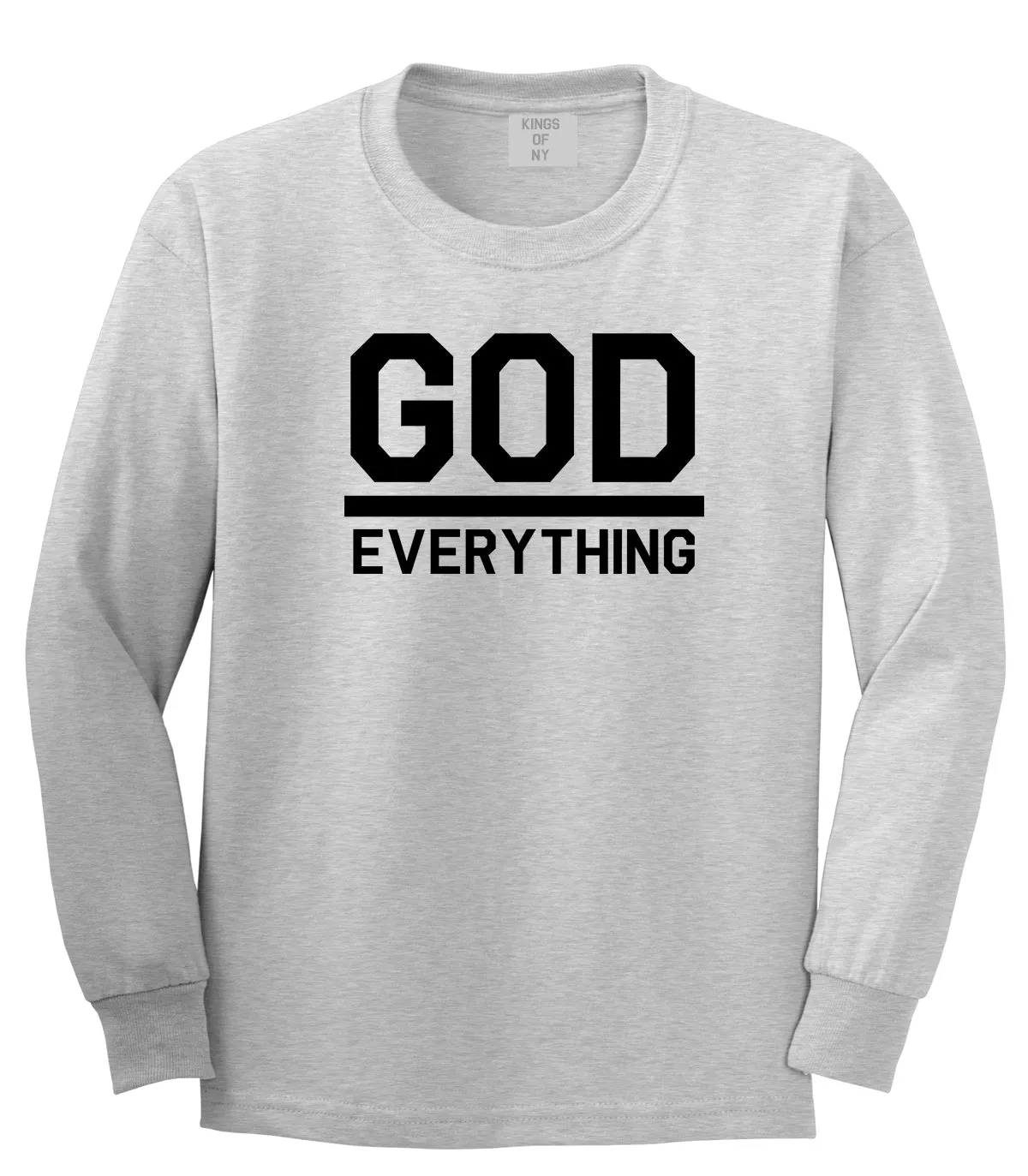 God Over Everything Mens Long Sleeve T-Shirt