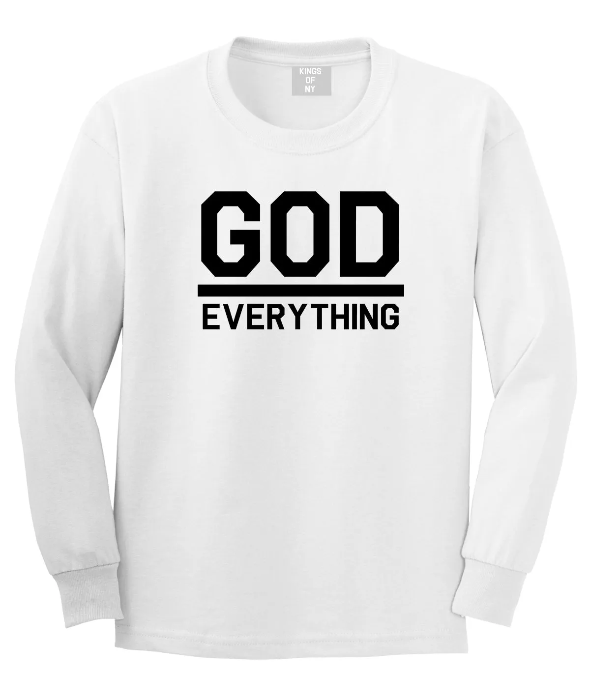 God Over Everything Mens Long Sleeve T-Shirt