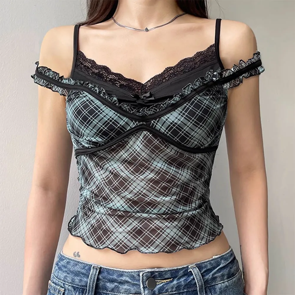 Gossip Goes Around Lace Top