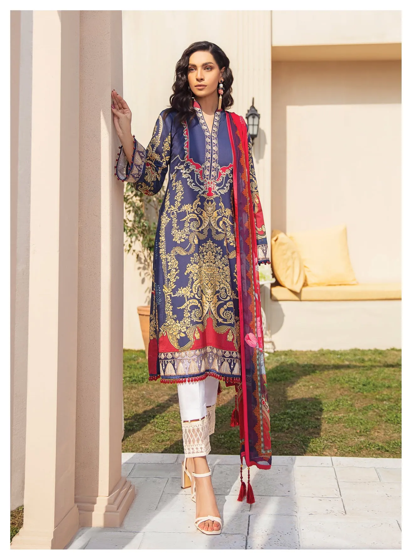 Gulaal Unstitched Vol 01 Lawn Collection'21-GL-11-Aashna