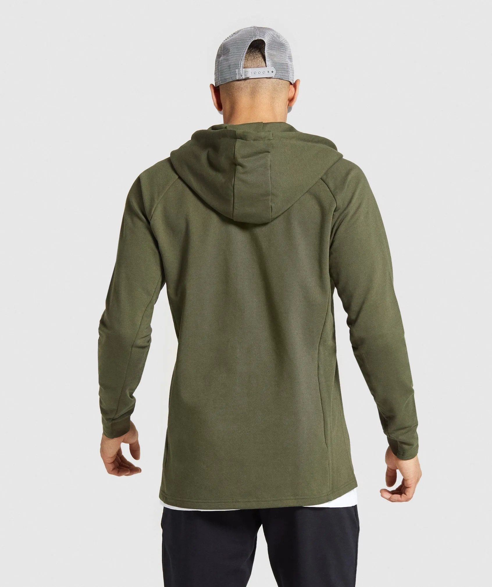 Gymshark Critical Zip Hoodie - Dark Green