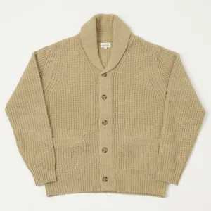 Hartford Wool Rib Cardigan - Camel