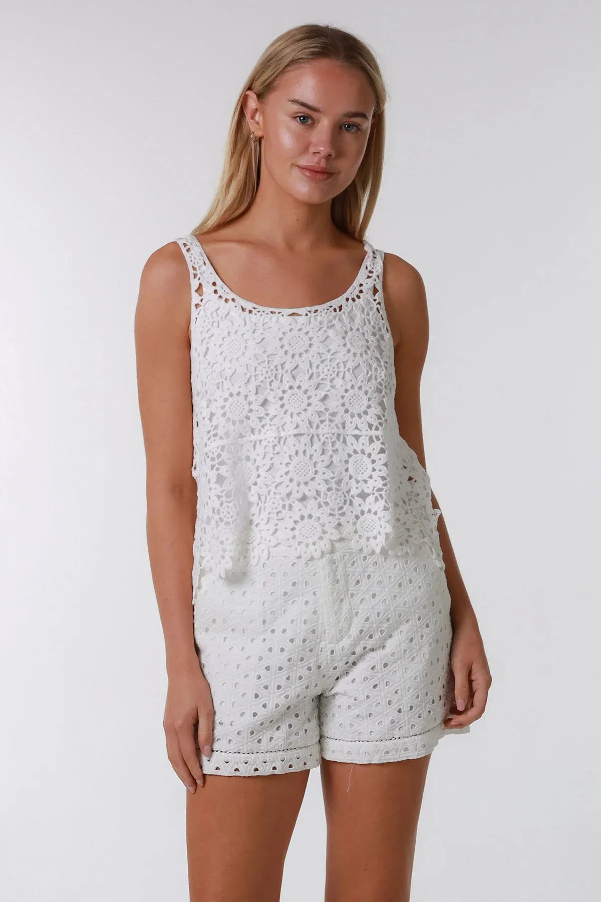 Lace Singlet Top