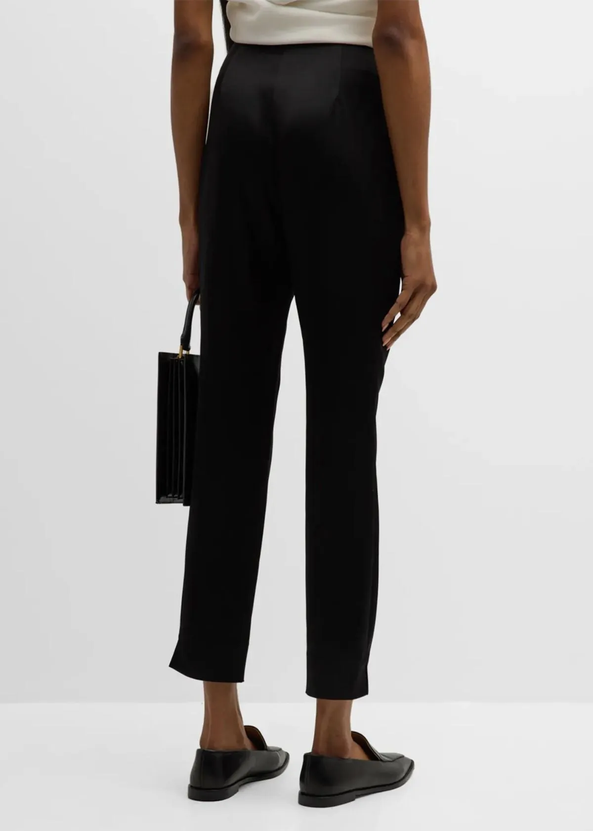 LAFAYETTE 148 Stanton Cropped Pant - Black