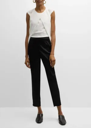 LAFAYETTE 148 Stanton Cropped Pant - Black