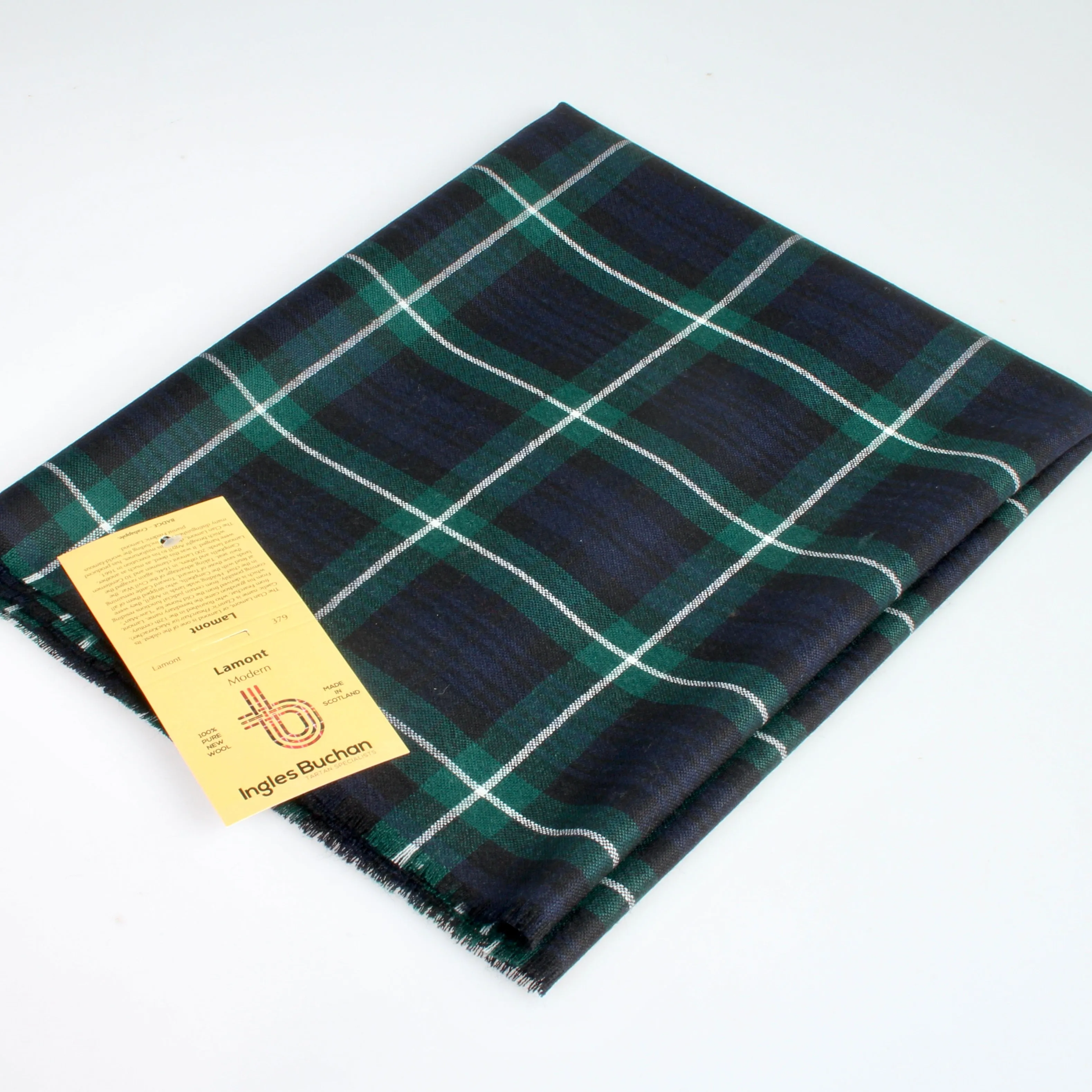 Lamont Modern Wool Tartan Shawl