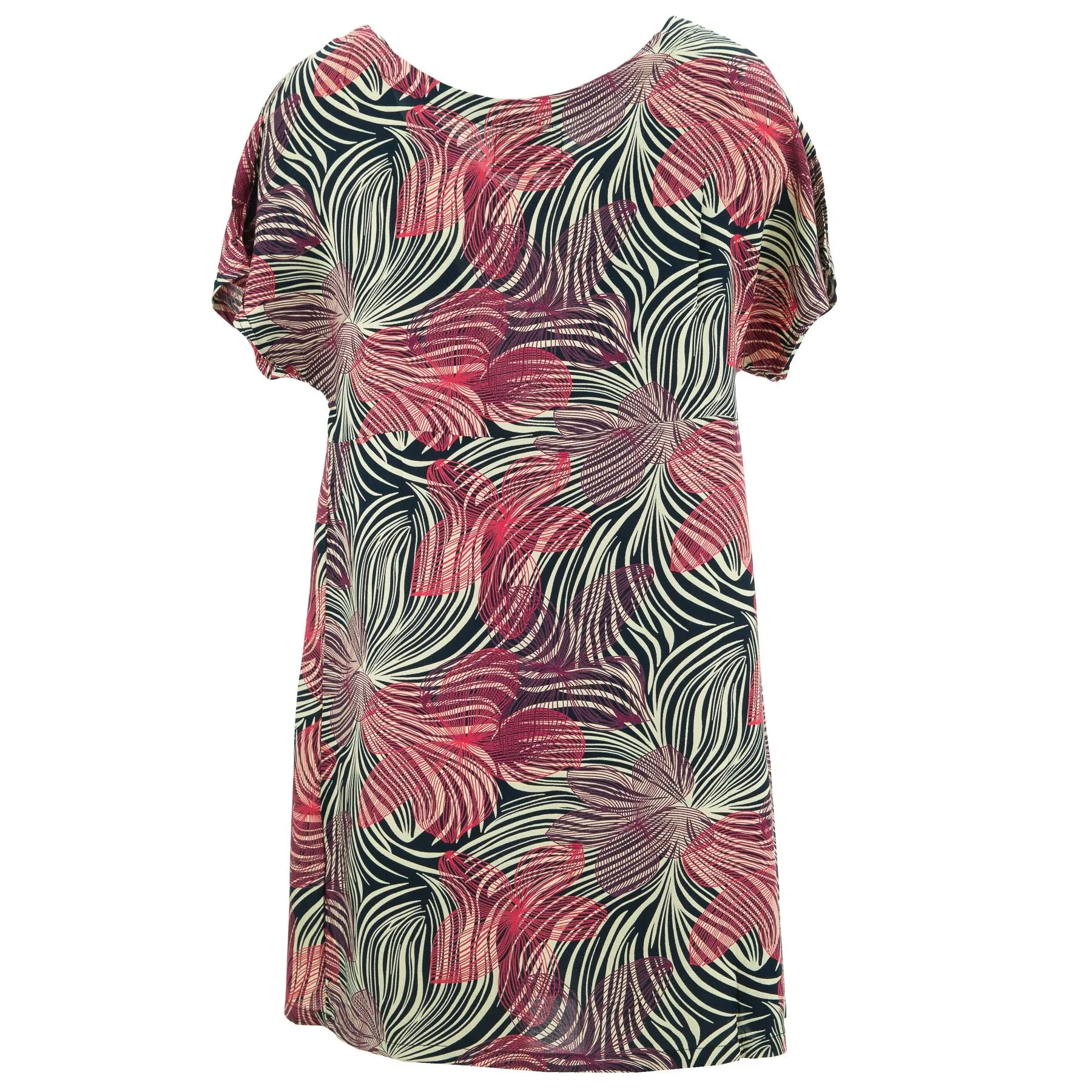 Lolo Short Shift Dress - Efflorescent Zebra