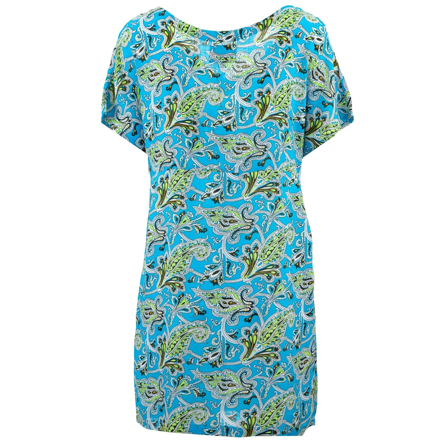 Lolo Short Shift Dress - Floral Paisley