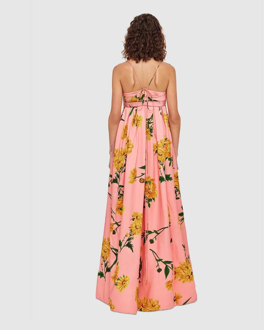 Marguerite Rose Print Maxi