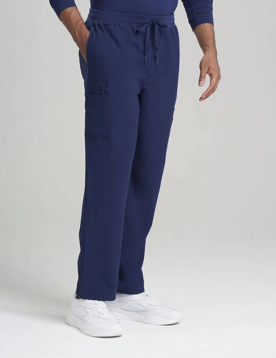 Mens 7-Pocket Straight Leg Scrub Pants