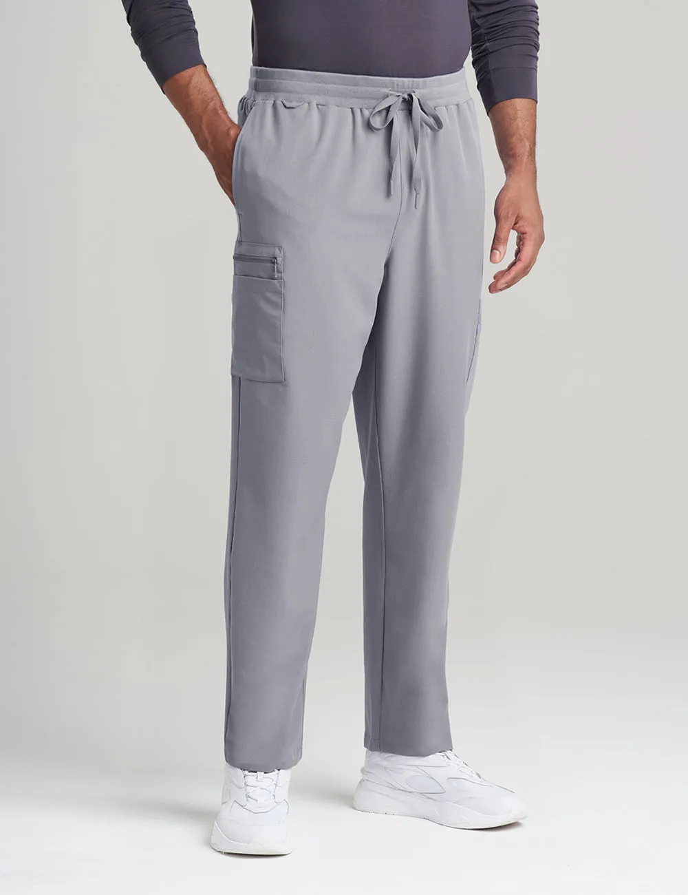 Mens 7-Pocket Straight Leg Scrub Pants