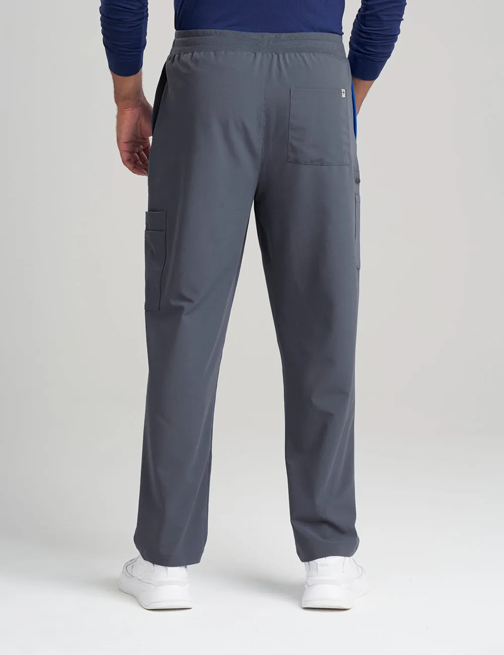 Mens 7-Pocket Straight Leg Scrub Pants