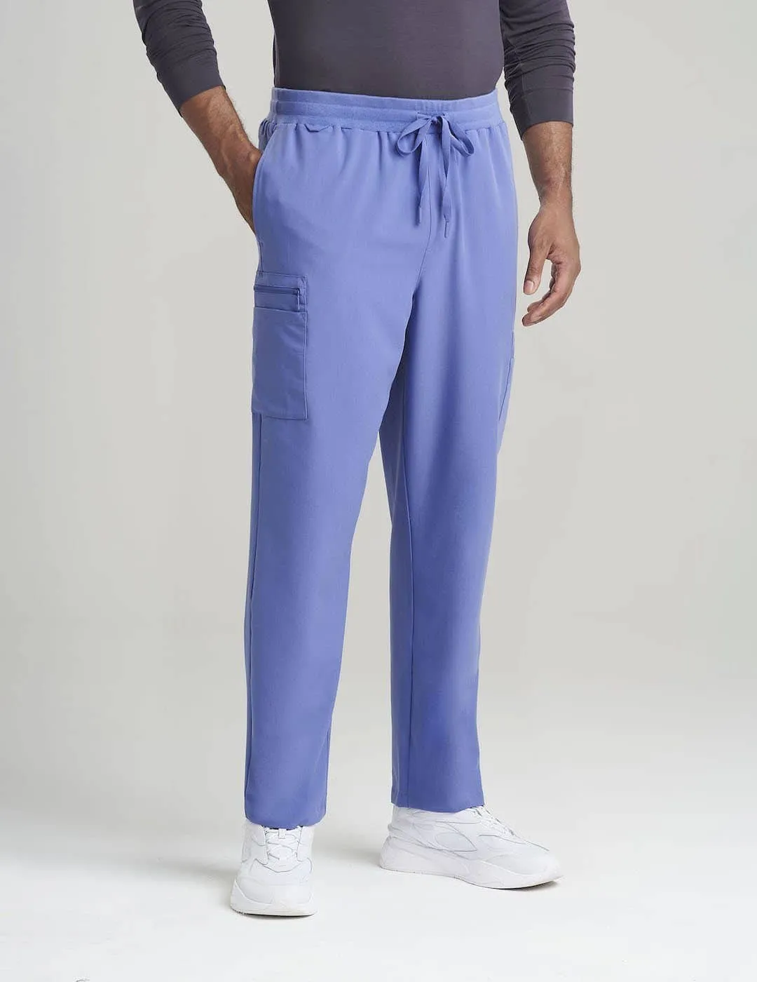 Mens 7-Pocket Straight Leg Scrub Pants