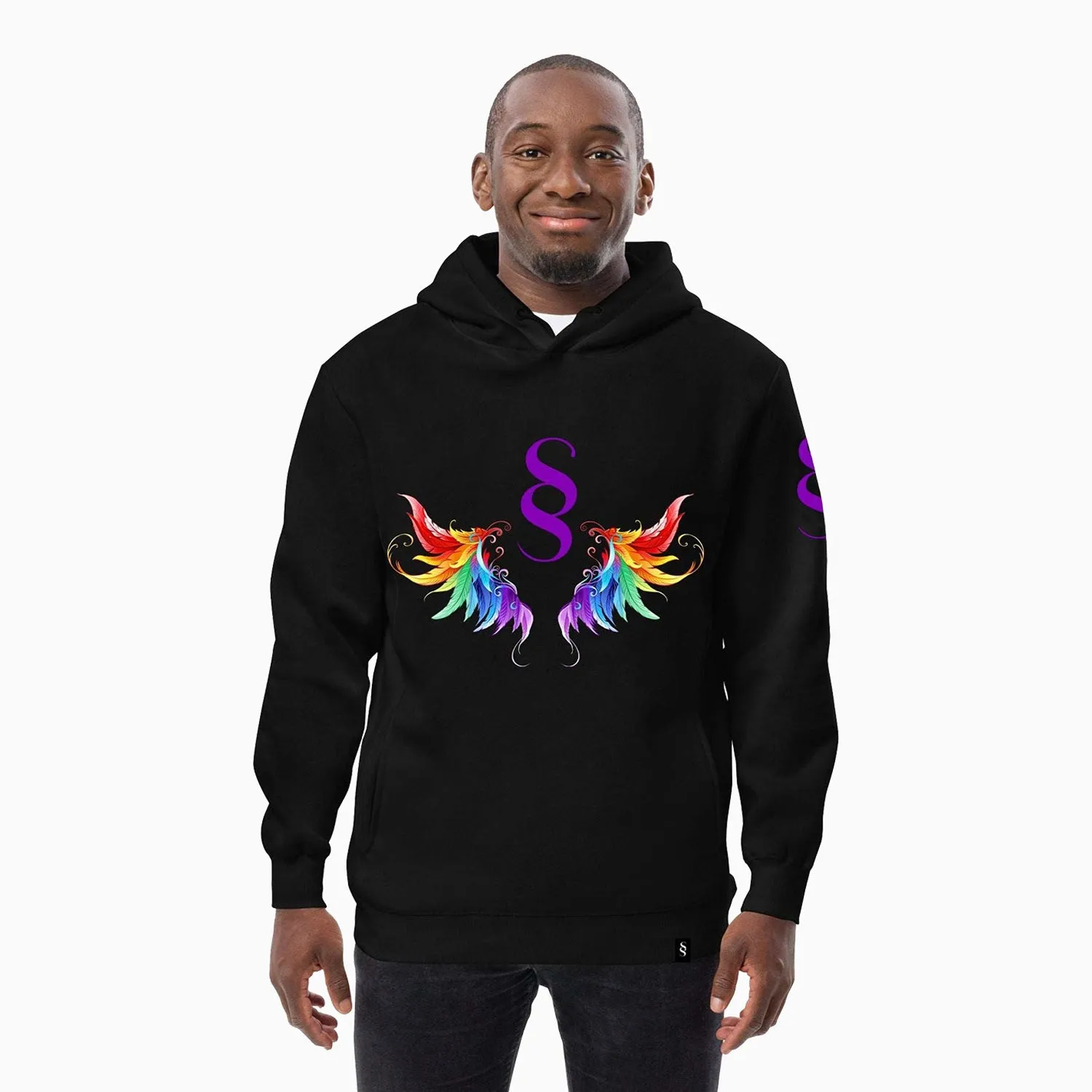 Men's Wings Graphic Pull Over Hoodie