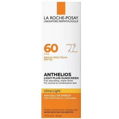 New - La Roche Posay Anthelios Ultra-Light Mineral Face Sunscreen - SPF 60 - 50ml